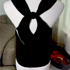 Zara black twist back tank top *NWT* - Medium Moving Out of U.S. Sale!! 2/$40